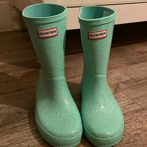 Hunter boots size 12 kids